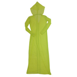 Hooded Waterproof Long Sleeve Ankle Length Mesh Coverup